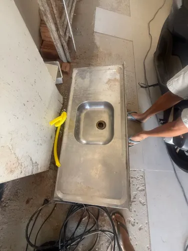 Pia de cozinha inox