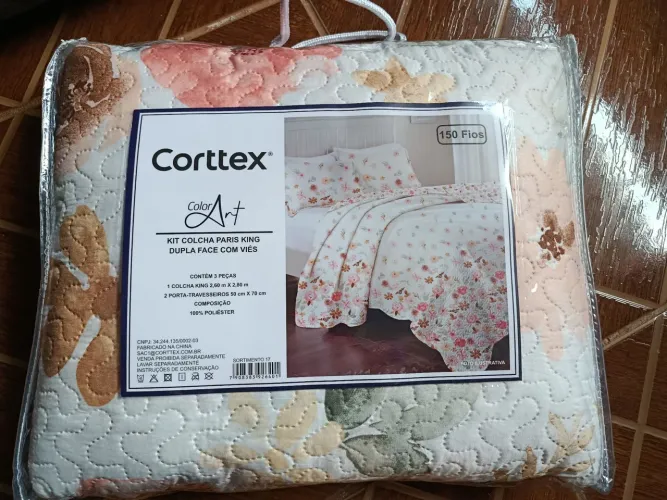 Colcha de cama  king nova 