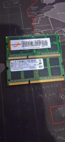 Memoria ram ddr3 1600 mhz kit de 16gb 2x8 para notebook
