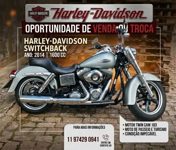 Vendo Harley- Davidson Dyna Switchback1690cc