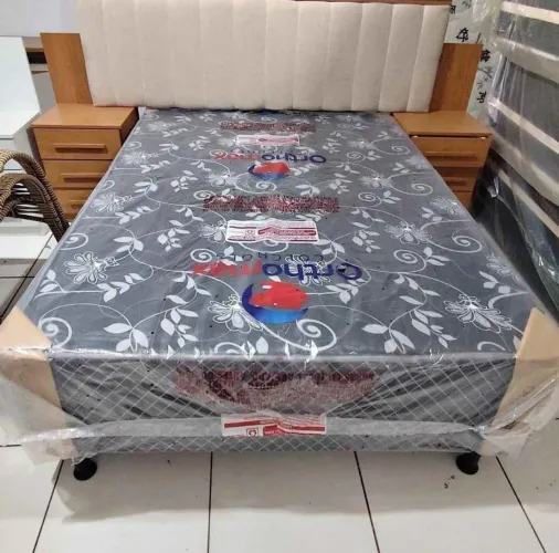 Cama box casal nova em promoção, entrega rápida.