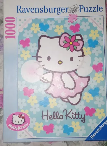 Quebra cabeça hello kitty 1000 peças