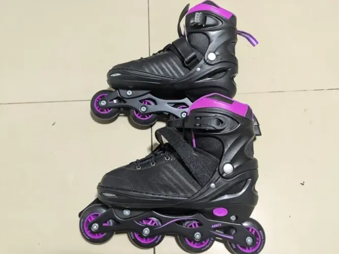 Patins Preto/Roxo