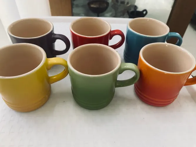 LE CREUSET Set 6 canecas rainbow Gift collection