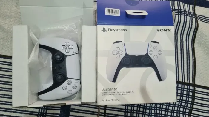 Controle Sony Dualsense Sem Fio White Ps5