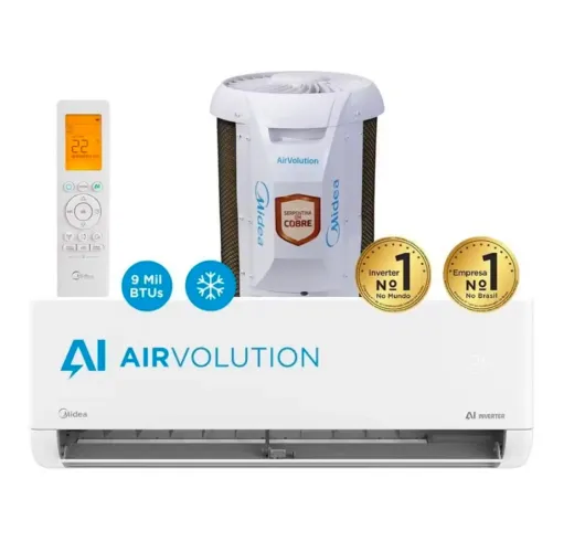 Ar condicionado Inverter Midea 9.000 btus lacrado