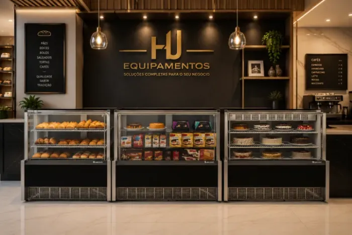 A.L Vitrine completa para Panificadora