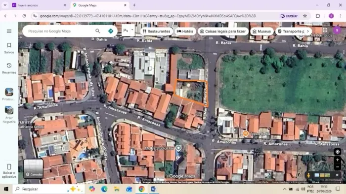 Terreno 424 m²