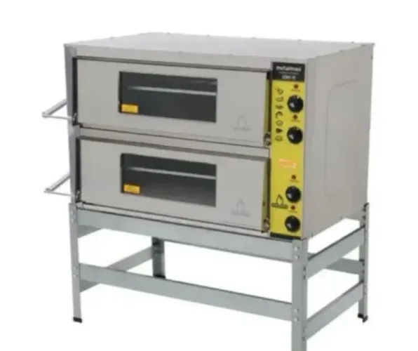Forno Industrial Elétrico 70X50X25 2 Câmaras 220V Metalmaq
