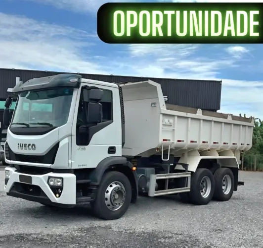 Iveco tector 24.280 Caçamba 6x2 ano 2022