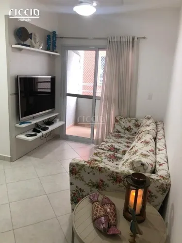 Apartamento no Condomínio Residencial Villa Monreale no Itagua, Ubatuba-SP com 75 m²