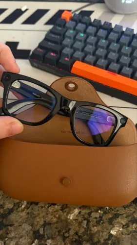 Ray-Ban Meta Wayfarer - Completo + Lentes Originais e Solares Óculos que grava