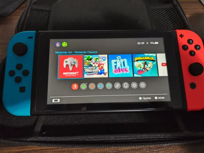 Nintendo switch zerado