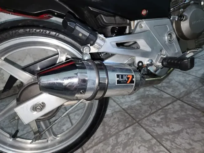 Escape Esportivo FULL Inox LK7 Racing - Honda CBX 250 Twister 2008
