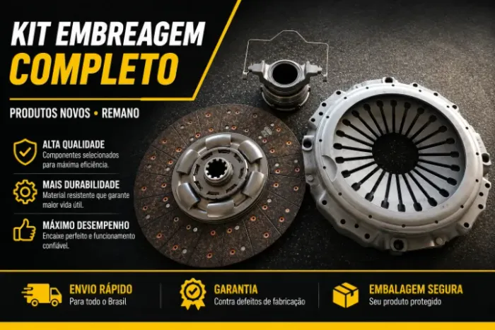 KIT EMBREAGEM SCANIA / VOLVO / MERCEDES / IVECO / DAF