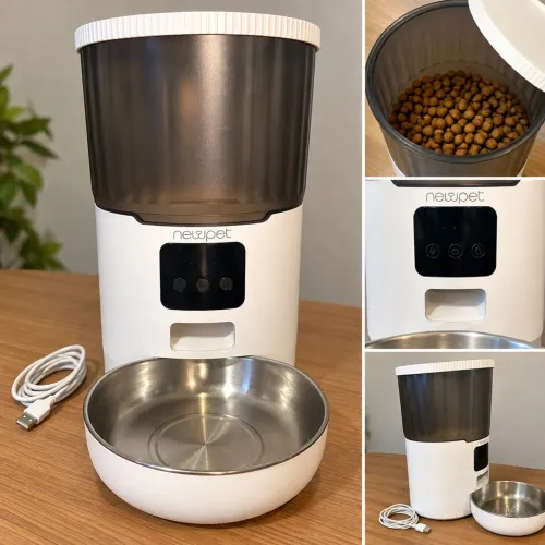 Alimentador Automático Newpet para Cães e Gatos