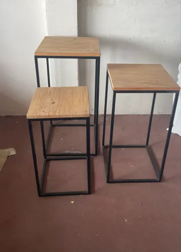 Mesas de ferro para decoração festa