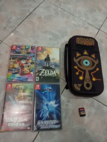 Jogos Nintendo switch Zelda, Mario kart, pokémon, hirule.