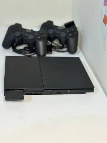 PlayStation 2 Slim Original Completo + HDMI + 2 Controles + Jogos | Impecável