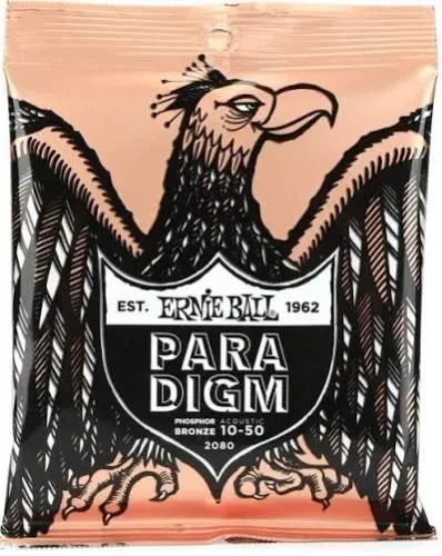Encordoamento Ernie Ball Paradigm 0.10 para violão 