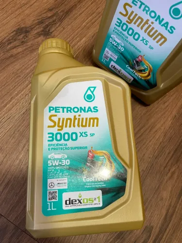 Óleo de Motor 5W30 Syntium 5000 Xs Dexos II Api Sn 1 Litro - PETRONAS