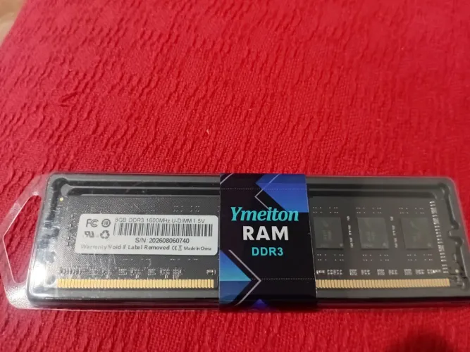 Memória ddr3 1600 8gb # 100,00 nova