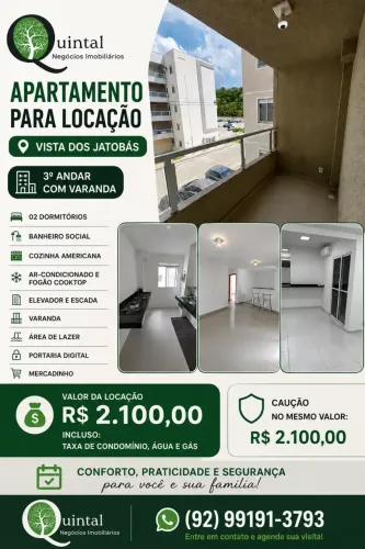 APARTAMENTO PARA LOCAÇÃO | VISTA DOS JATOBÁS