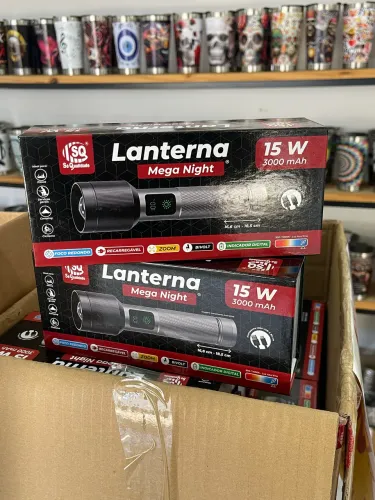 Lanterna mega nigth super potente 15 w