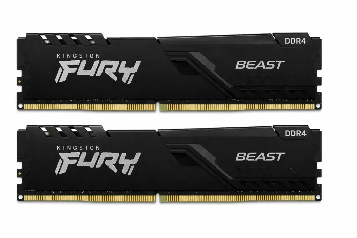 Par Memórias Kingston Fury Beast 16GB (2x8GB) DDR4 3200MHz CL16
