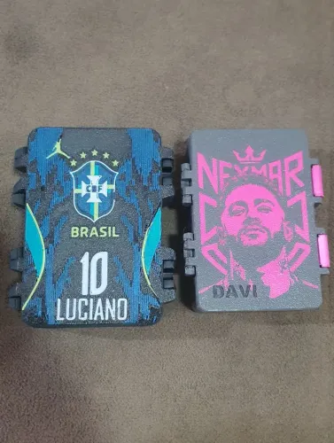 Porta figurinhas  personalizado com seu nome