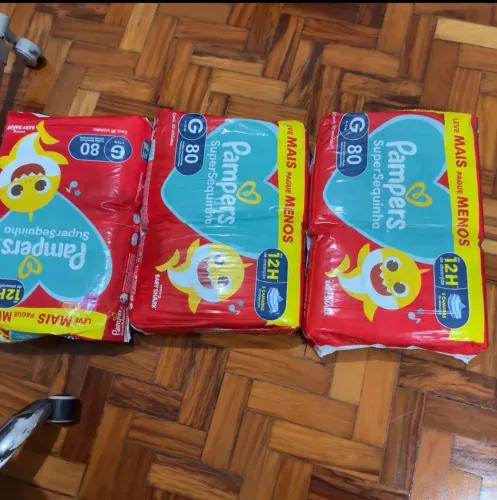 Fralda Pampers SuperSequinha