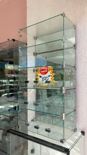 Baleiro de vidro de parede