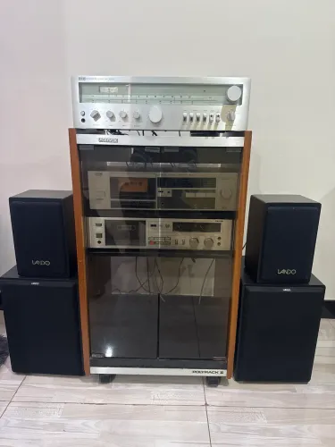 Receiver cce deck cce deck polivox 4 caixas lando e rack
