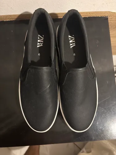 Tênis / Sapato Slip-on Zara Masculino Preto - Tam 42 - Excelente Estado