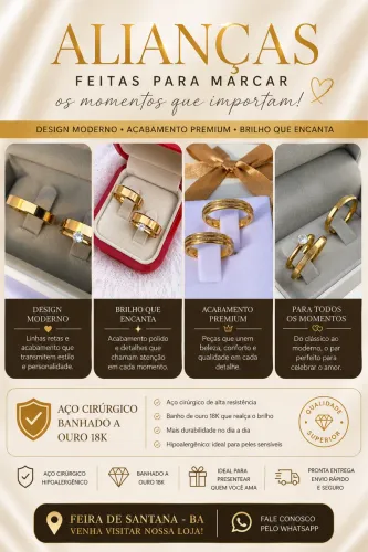ALIANÇAS O Brilho do Amor em Cada Detalhe ?