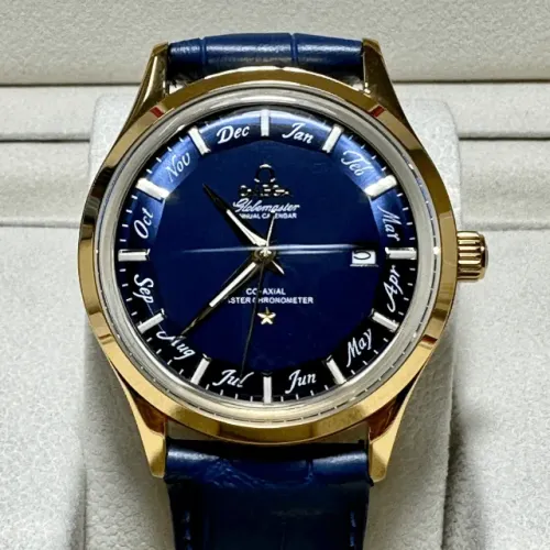 Omega Seamaster Azul Couro Premium C Garantia
