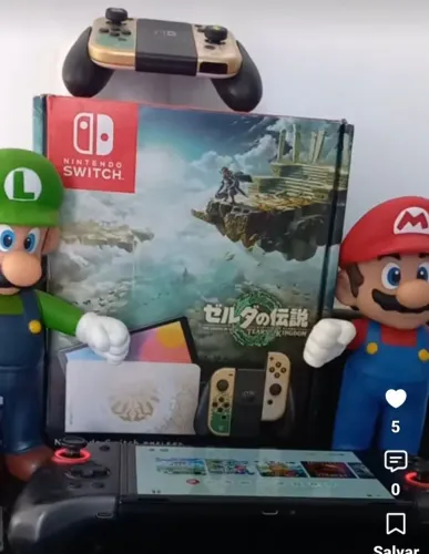 Nitendo switch oled versão zelda