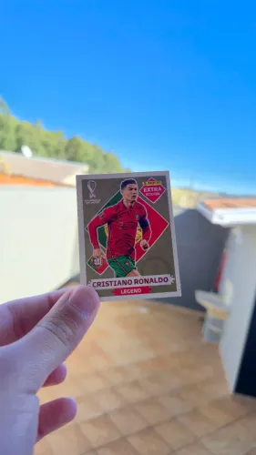 Figurinha Legend Cristiano Ronaldo Ouro - Copa 2022