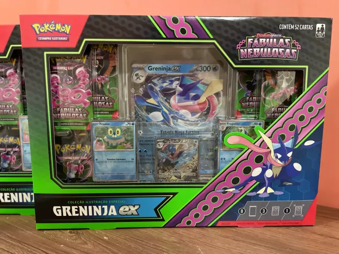 Box Pokemon TCG Greninja Fabulas Nebulosas