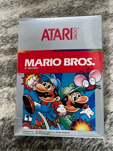 Mario Bros cartucho Atari Lacrado NIB