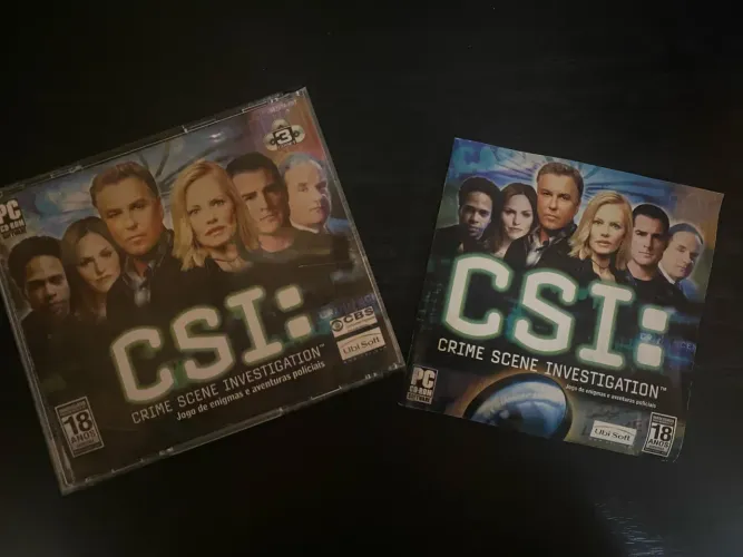 Jogo CSI para Pc, item de colecionador