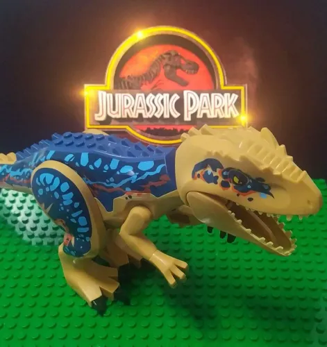 Dinossauro Alossauro - Jurassic World (blocos de montar tipo LEGO)