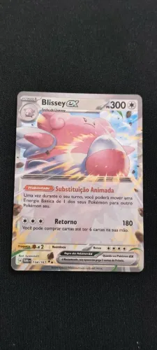 Carta Pokémon Blissey ex - Original em Português (2024)
