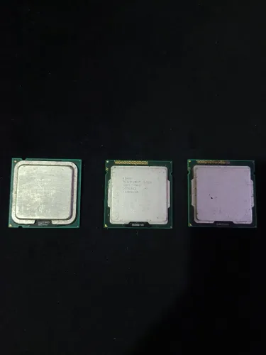 3 processadores intel 1155 e 775