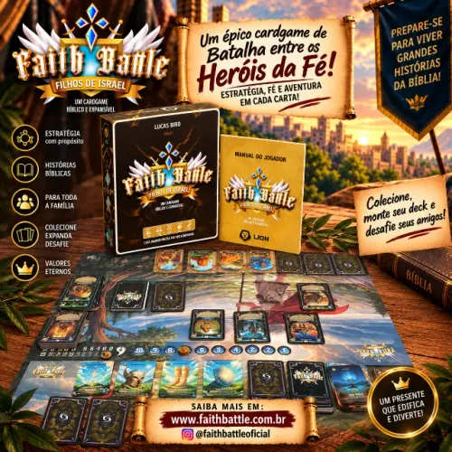 Faith Battle - Jogo de Cartas Colecionáveis Bíblico - Filhos de Israel