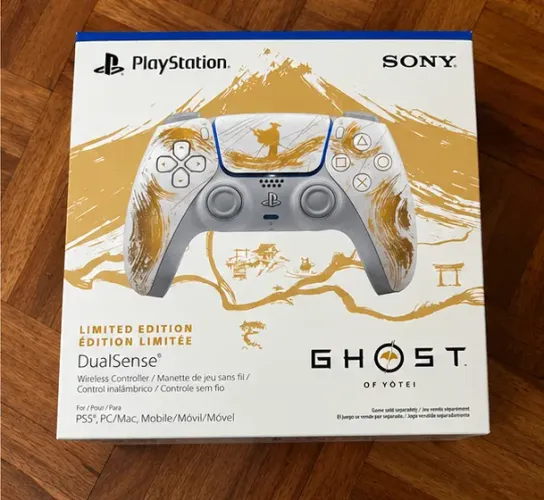 Dualsense Ghost of Yotei Dourado PS5 - Controle PS5 - Edição limitada - NOVO - Lacrado