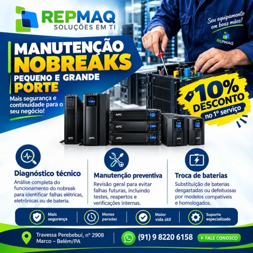 Assistência técnica especializada em Reparo de No-breaks