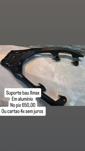 Suporte para baú Xmax em Aluminio