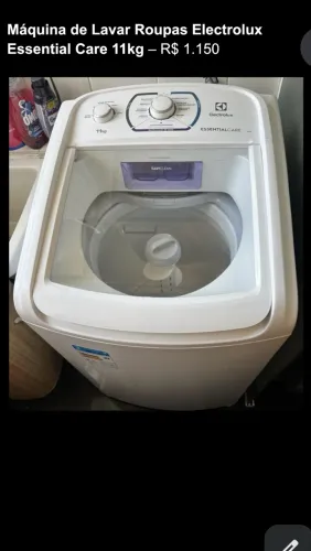 Máquina de Lavar Roupas Electrolux Essencial Care 11Kg