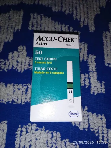 Fita para medir glicemia